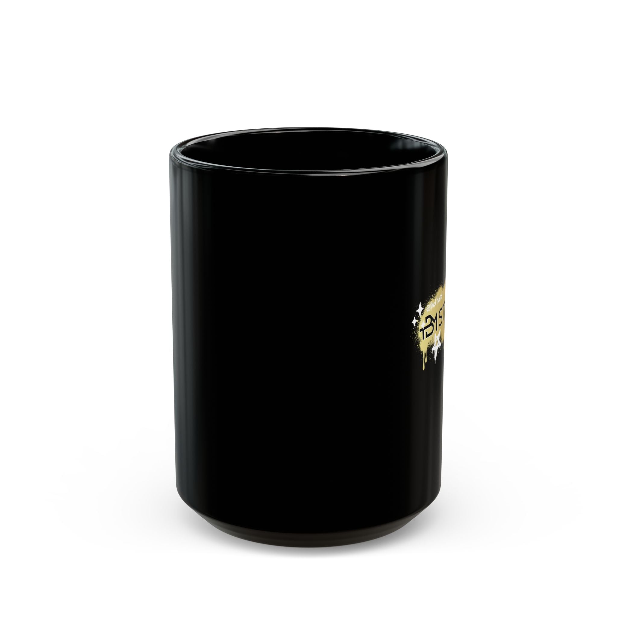 Mug - 11oz/15oz Black with TBM Store Golden Design